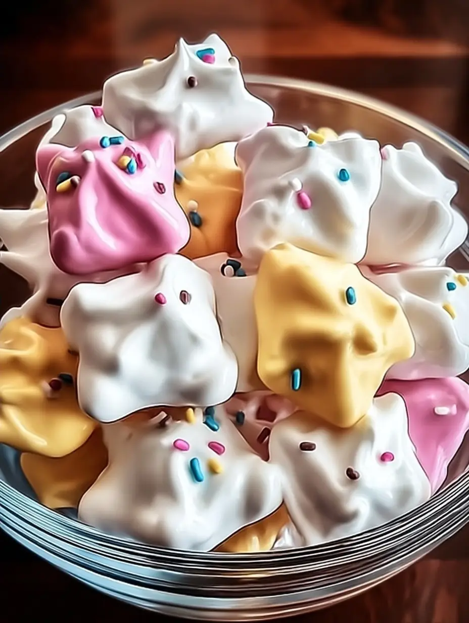 A delicious plate of Cool Whip Candy