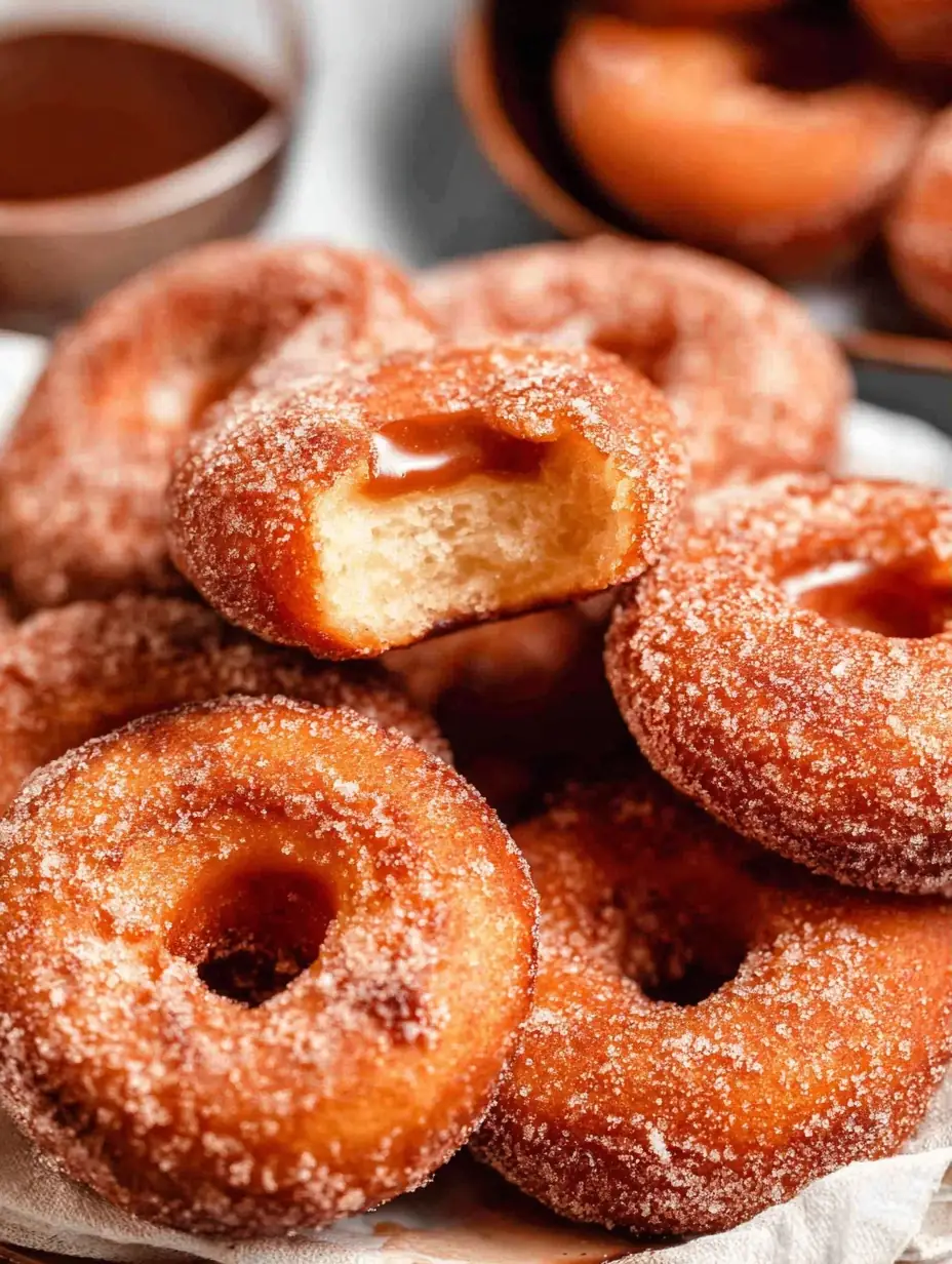 A delicious plate of Cottage Cheese Donuts