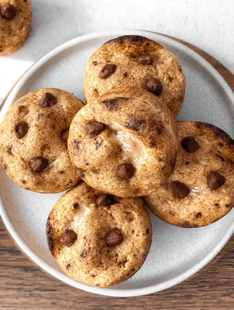 A delicious plate of Cottage Cheese Muffins