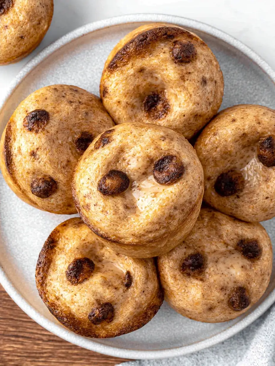A delicious plate of Cottage Cheese Muffins