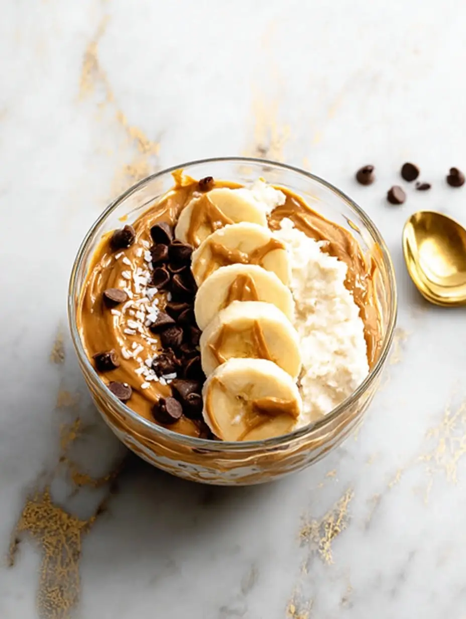 A delicious plate of Cottage Cheese Peanut Butter Bowls
