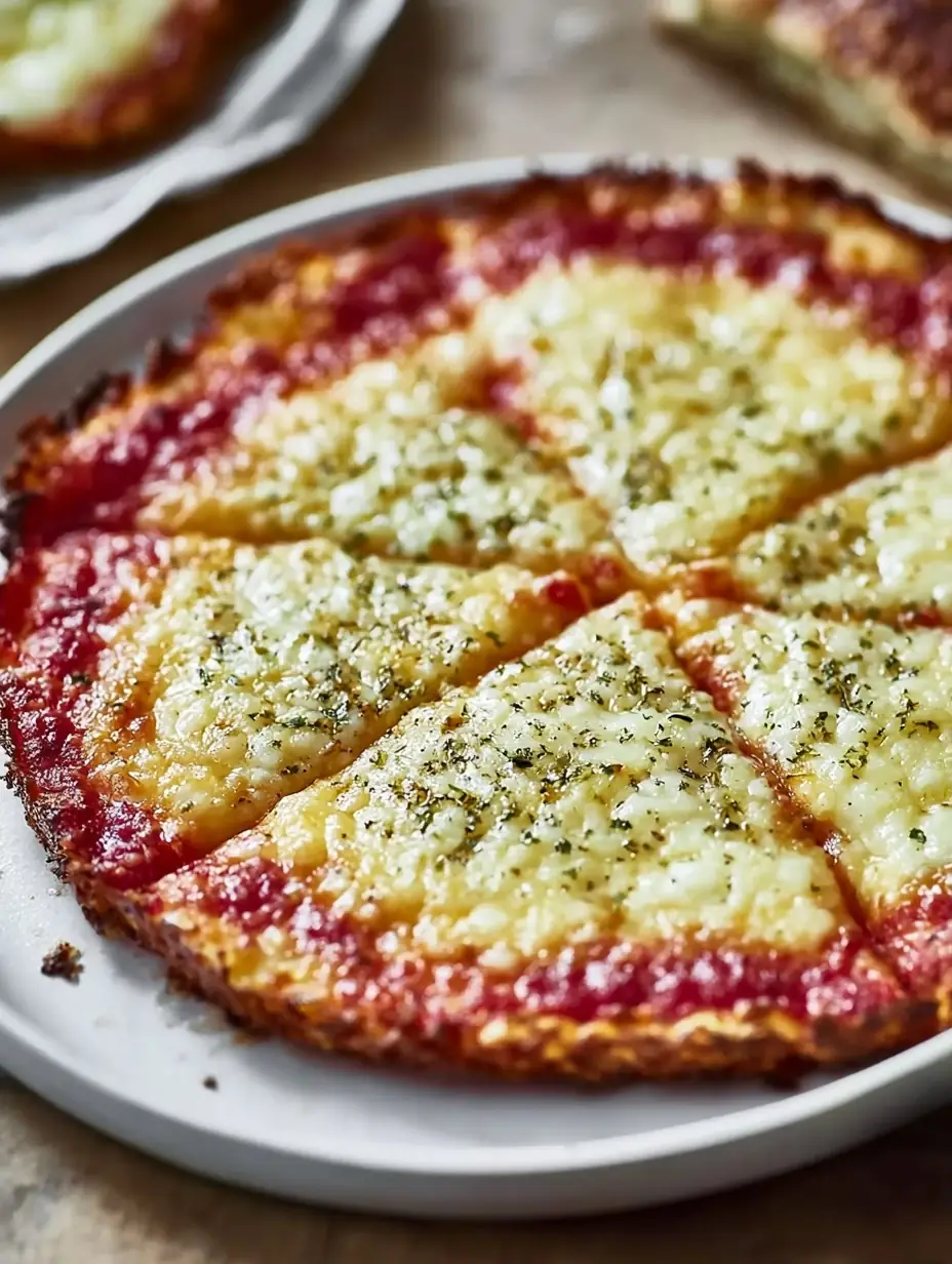 A delicious plate of Cottage Cheese Pizza Crust: The Ultimate High-Protein Recipe