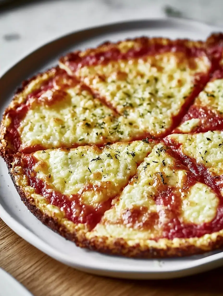 A delicious plate of Cottage Cheese Pizza Crust: The Ultimate High-Protein Recipe