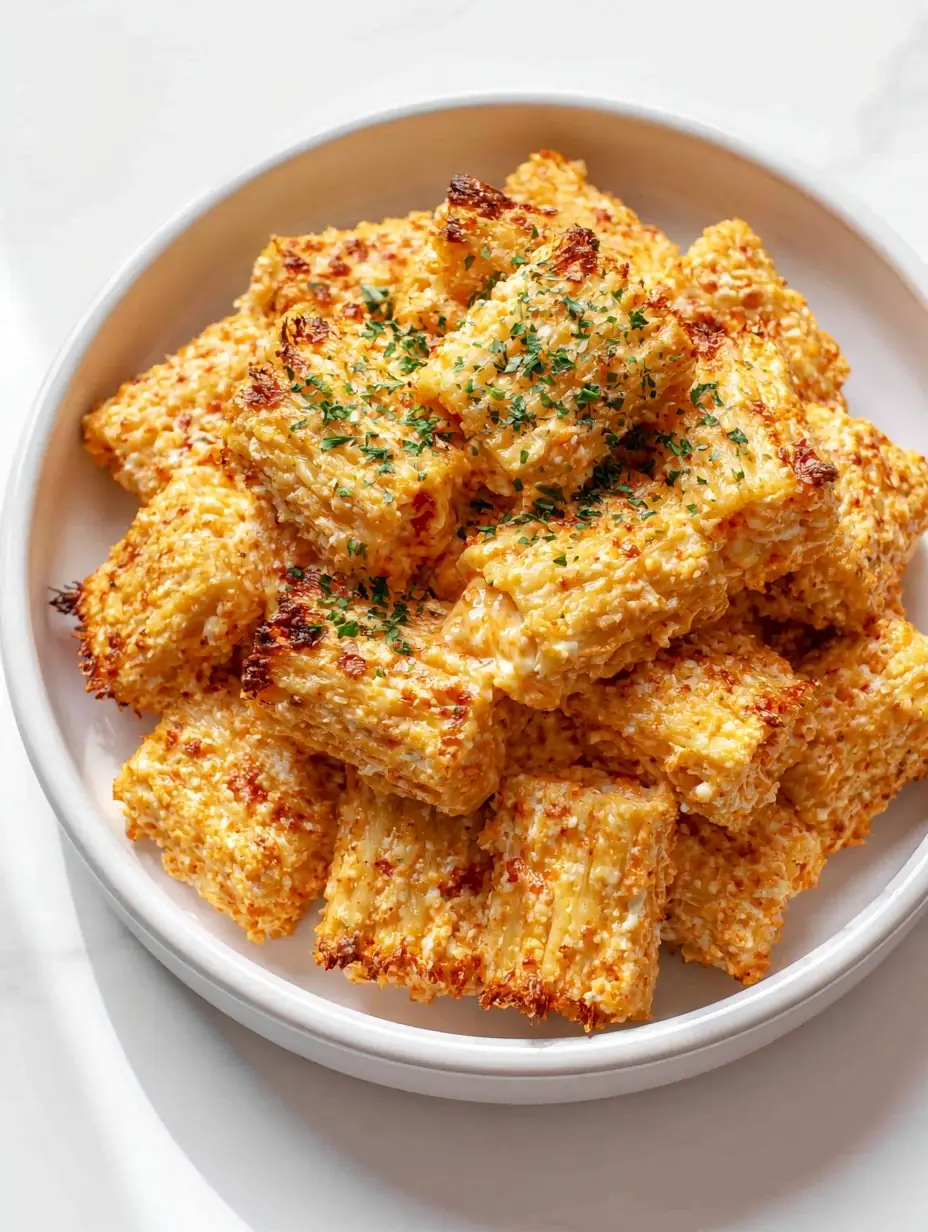 A delicious plate of Cottage Cheese Rigatoni (High-Protein, Creamy Pasta)