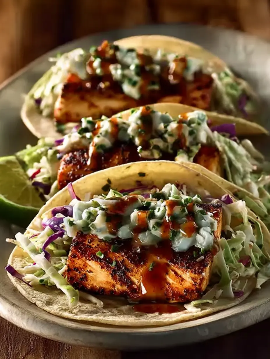 A delicious plate of Crispy Mahi Fish Tacos Recipe for Fresh Summer Meals