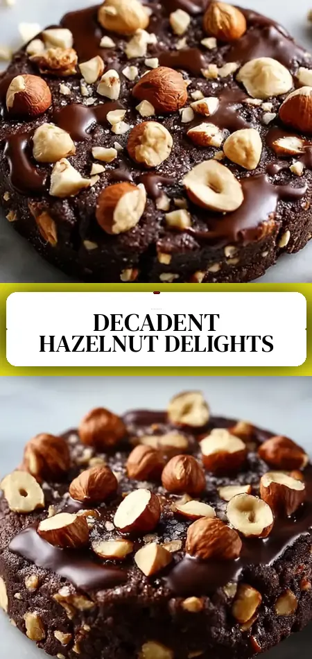 Easy Chocolate Hazelnut Cookies