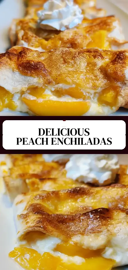 Peach Pie Enchiladas Recipe
