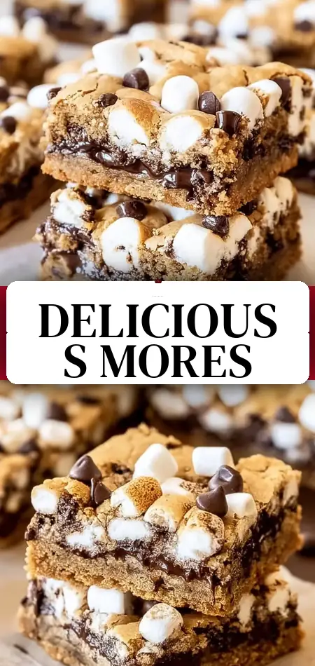 S'mores Cookie Bars