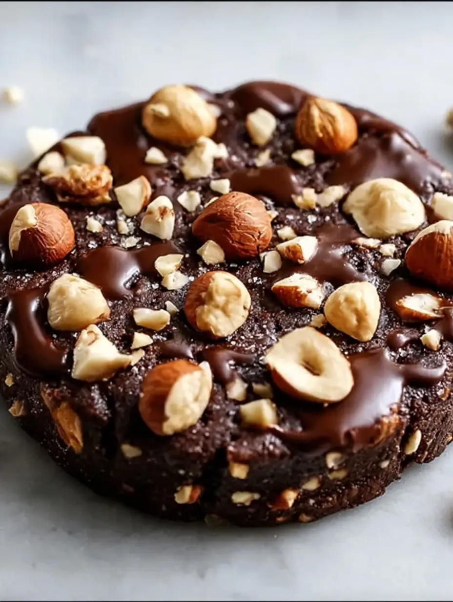 A delicious plate of Easy Chocolate Hazelnut Cookies