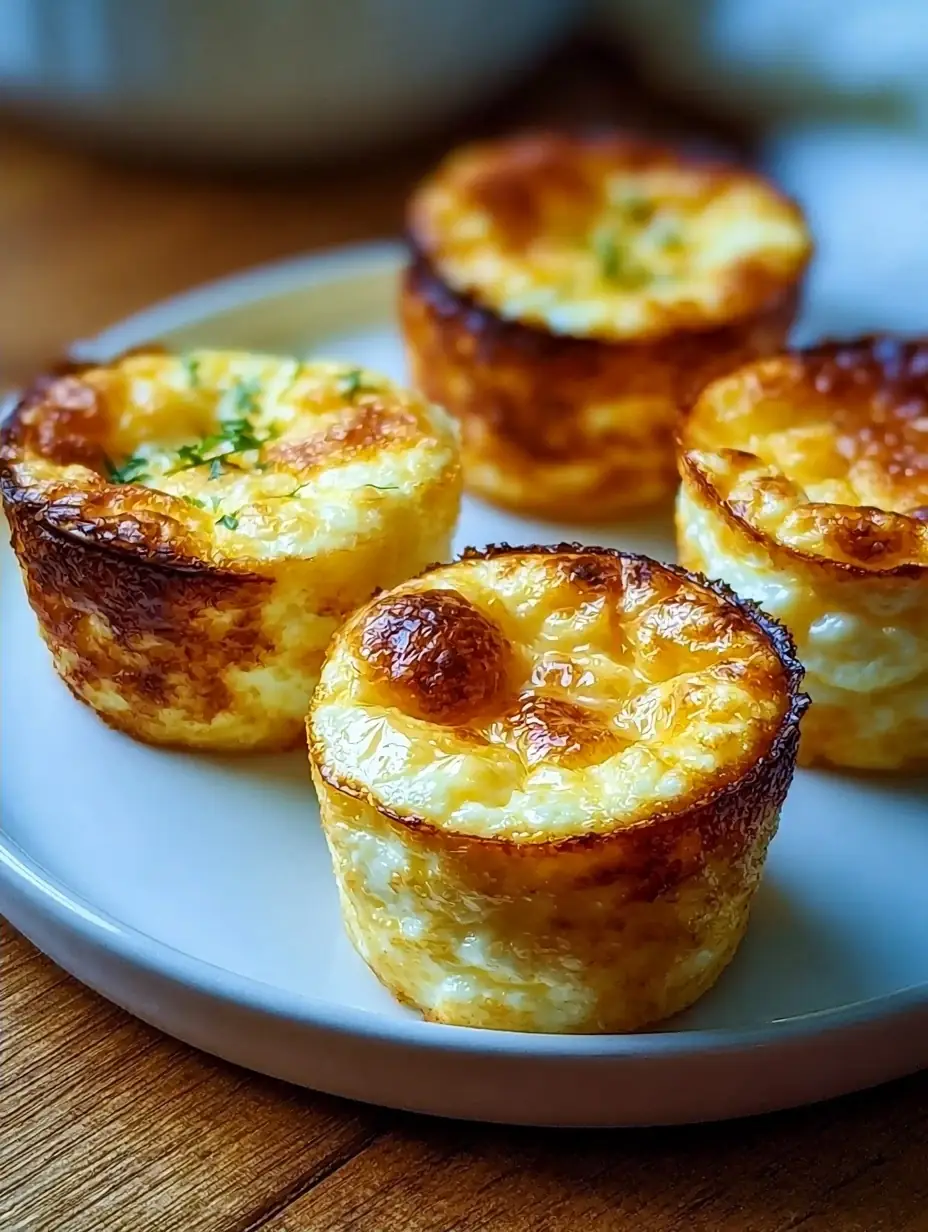 A delicious plate of Easy Cottage Cheese Egg Bites