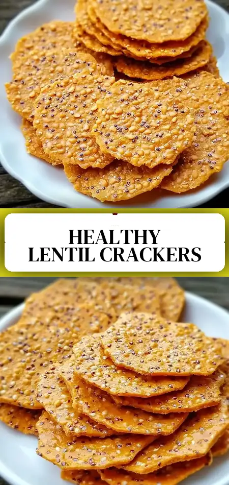 Easy Red Lentil Crackers Recipe for a Healthy Snack Option