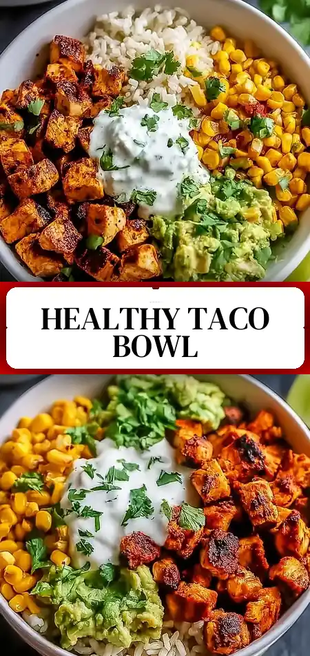 Quick & Customizable Healthy Chicken Taco Bowls You'll Love