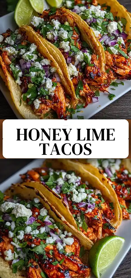 20-Minute Honey Lime Chicken Tacos