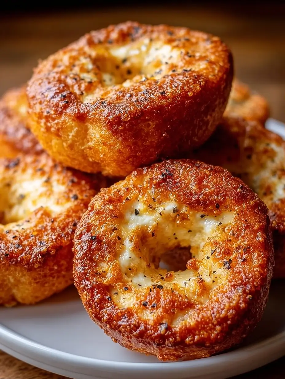 A delicious plate of High Protein Cottage Cheese Bagels for a Healthy Snack!