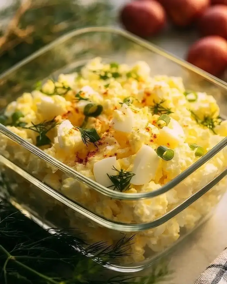 A delicious plate of High Protein Egg Salad Meal Prep