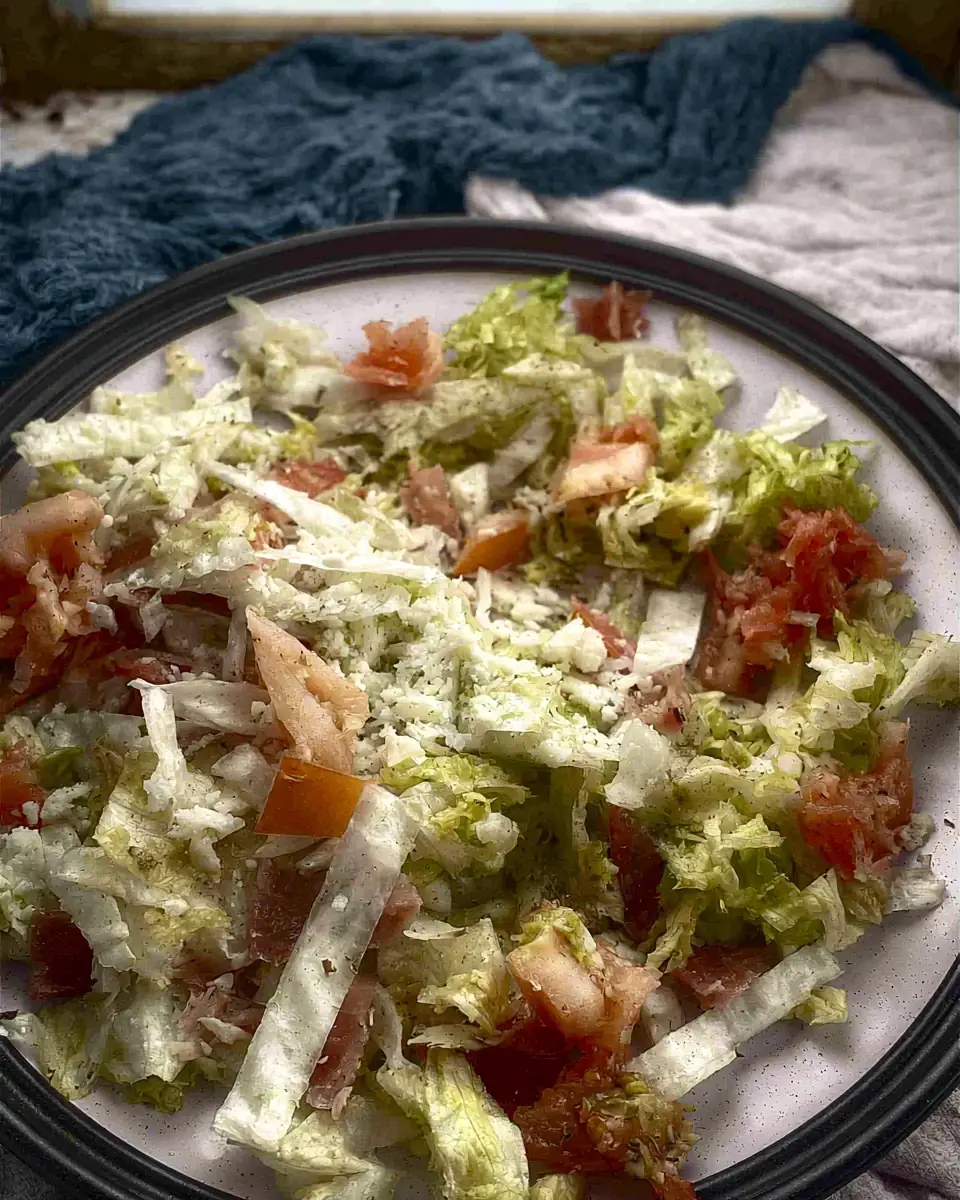 A delicious plate of High Protein Italian Grinder Salad