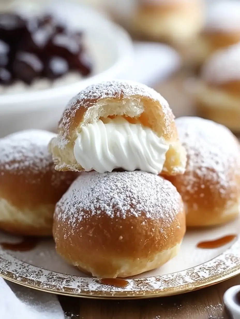 A delicious plate of Italian Cream Bombs: A Decadent Delight You Need to Try