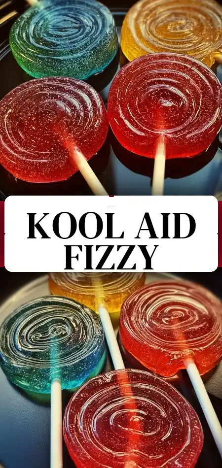 Fizzy Kool-Aid Lollipops