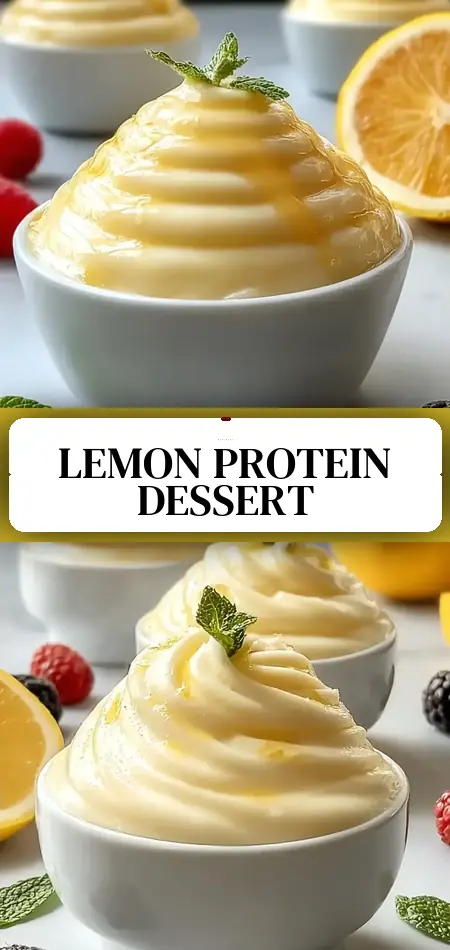 High Protein Lemon Cottage Cheese Pudding You’ll Crave
