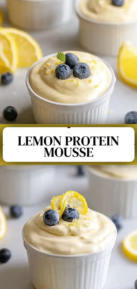 High-Protein Cottage Cheese Lemon Mousse