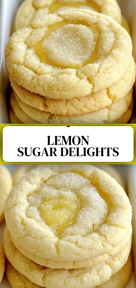 Soft and Chewy Lemon Sugar Cookies