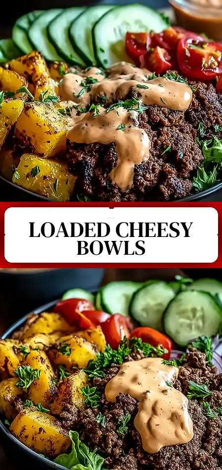 Bold Burger Bowls: Juicy, Cheesy & Loaded