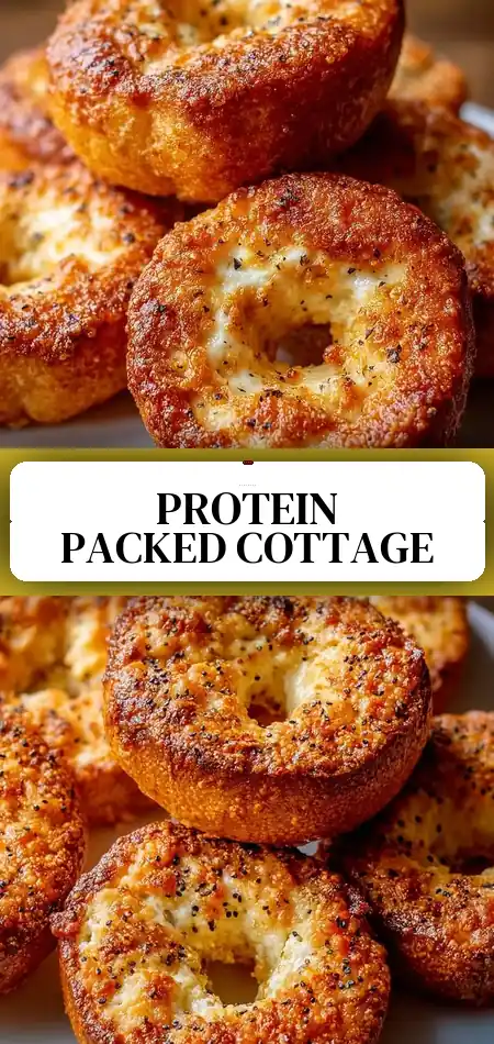 High Protein Cottage Cheese Bagels for a Healthy Snack!