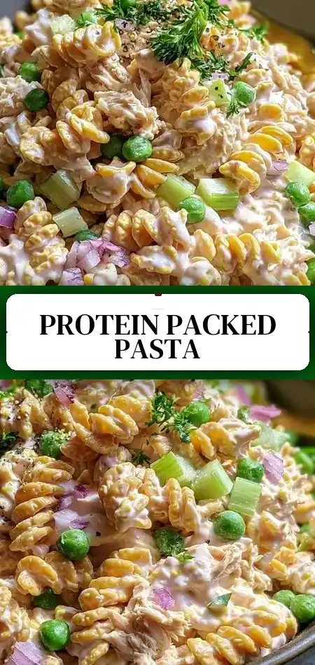 Creamy High Protein Pasta Salad