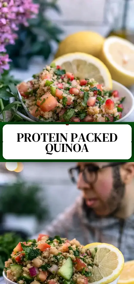 High Protein Quinoa Salad