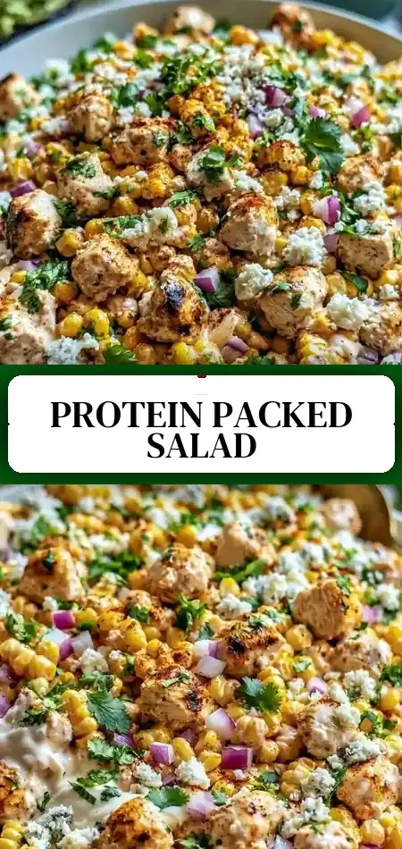 High Protein Chicken Street Corn Salad