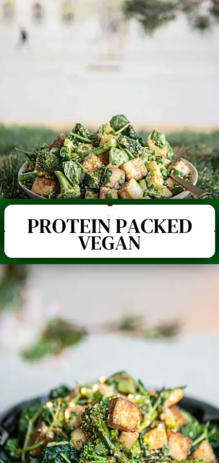 High-Protein Vegan Salad