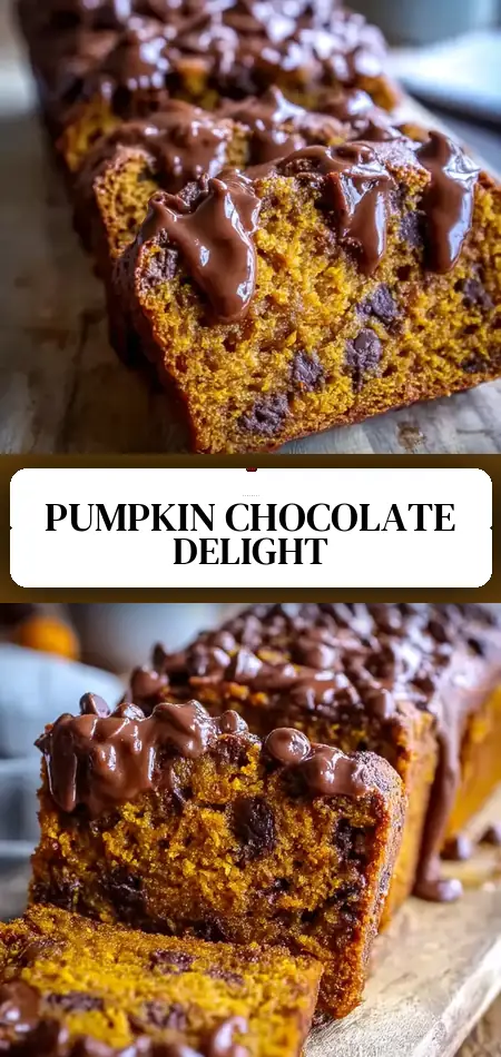 Moist Pumpkin Chocolate Chip Bread Recipe with Easy Brown Butter Glaze