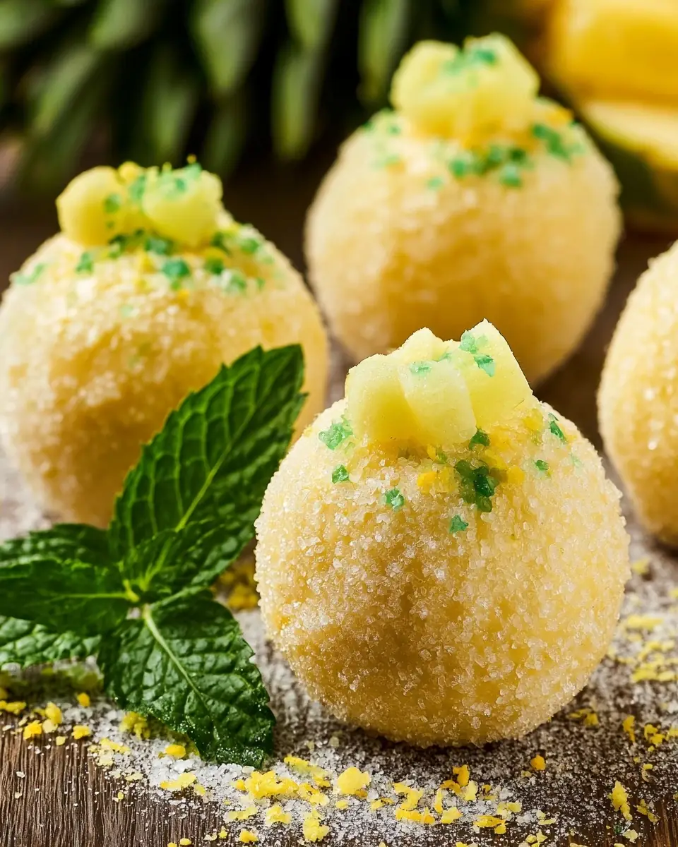 A delicious plate of Pineapple and Mint Fudge