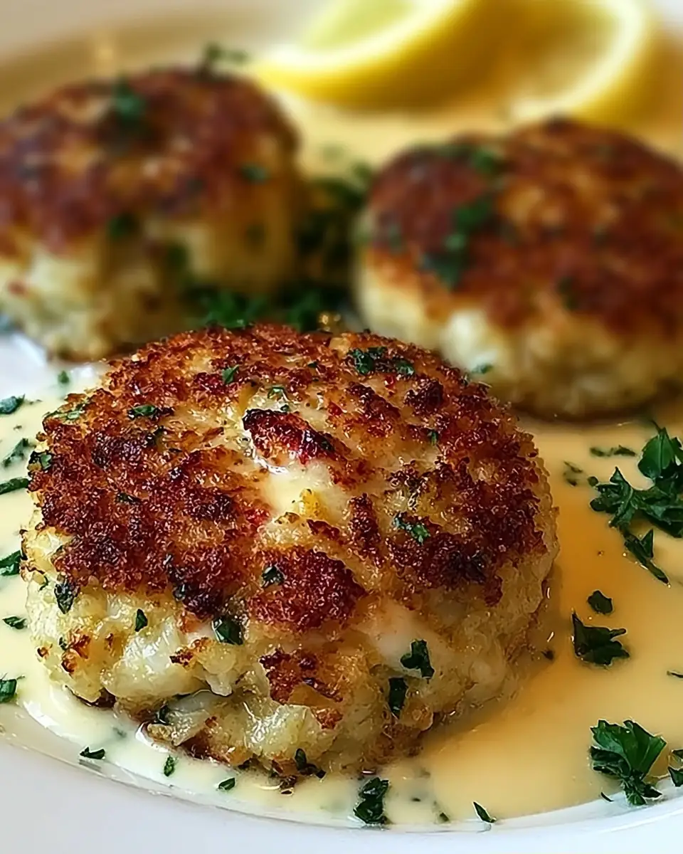 A delicious plate of Ruth’s Chris Crab Cakes: A Taste of Coastal Elegance