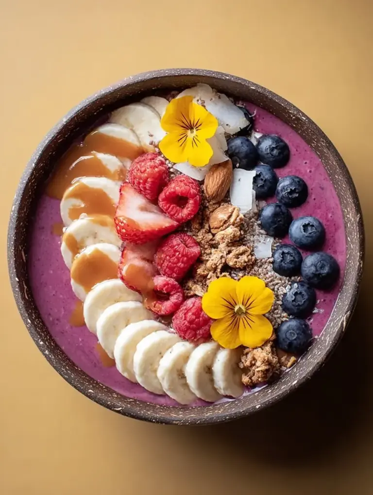 A delicious plate of Smoothie Bowl Recipes (Instagram-Worthy!) That Wow You!