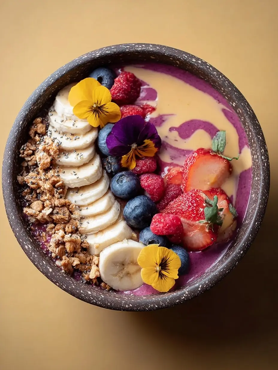 A delicious plate of Smoothie Bowl Recipes (Instagram-Worthy!) That Wow You!