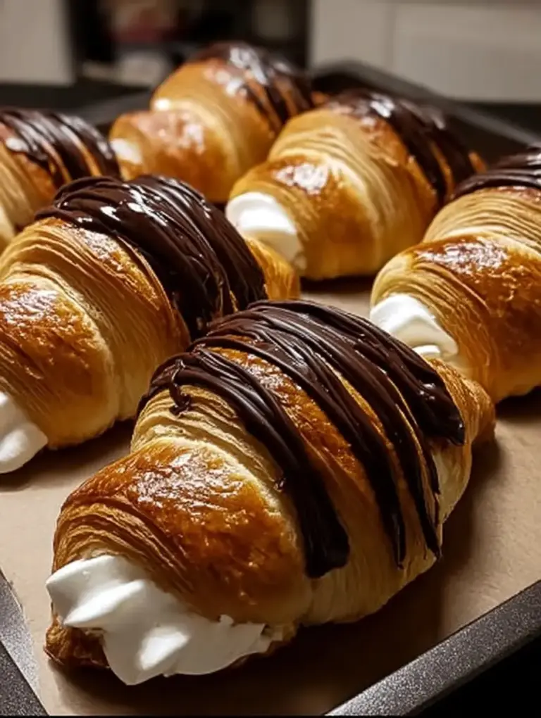 A delicious plate of S'mores Crescent Rolls