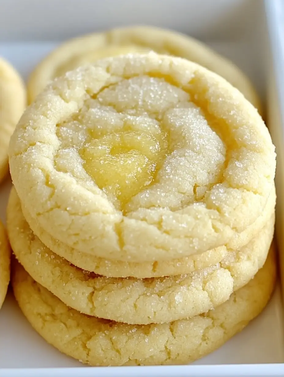 A delicious plate of Soft and Chewy Lemon Sugar Cookies