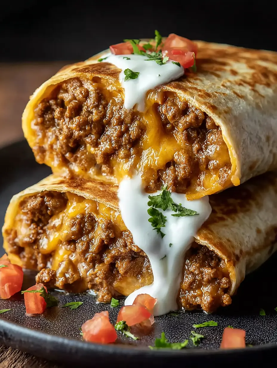 A delicious plate of Taco Bell Beefy Melt Burrito Copycat: The Ultimate Crispy, Cheesy Recipe