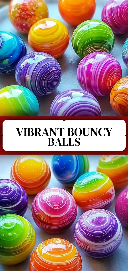 Homemade Rainbow Bouncy Balls